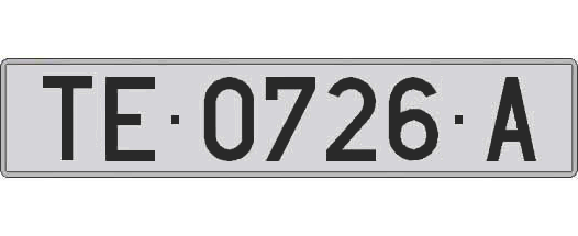 TE0726A matricula larga