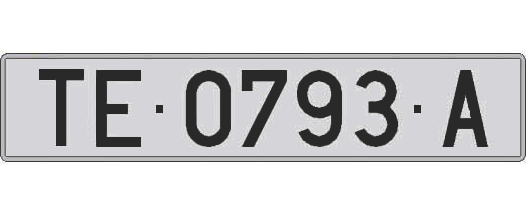 TE0793A matricula larga
