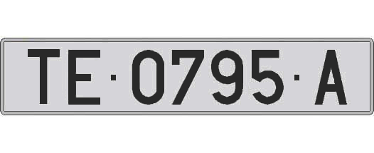 TE0795A matricula larga