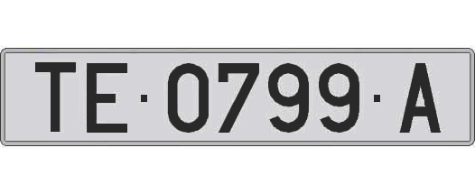 TE0799A matricula larga
