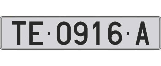 TE0916A matricula larga