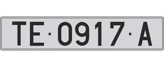 TE0917A matricula larga