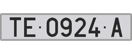 TE0924A matricula larga