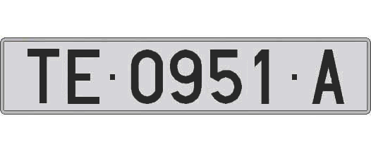 TE0951A matricula larga
