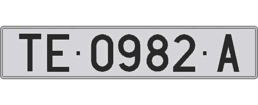 TE0982A matricula larga