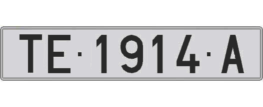 TE1914A matricula larga