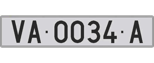 VA0034A matricula larga
