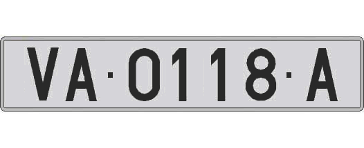 VA0118A matricula larga