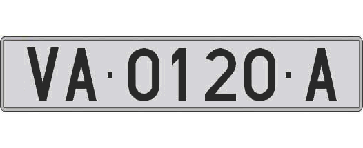 VA0120A matricula larga