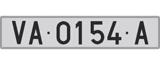 VA0154A matricula larga