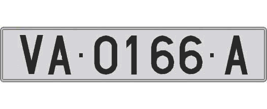 VA0166A matricula larga