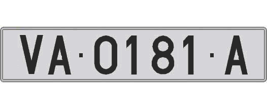 VA0181A matricula larga