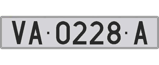 VA0228A matricula larga