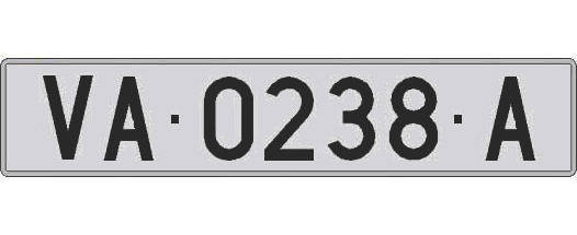 VA0238A matricula larga