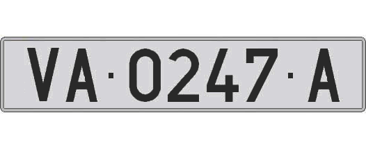 VA0247A matricula larga
