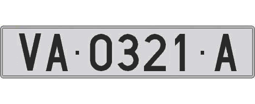 VA0321A matricula larga