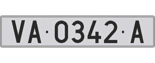 VA0342A matricula larga