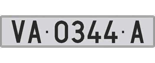 VA0344A matricula larga