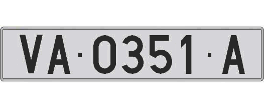 VA0351A matricula larga