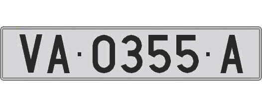 VA0355A matricula larga