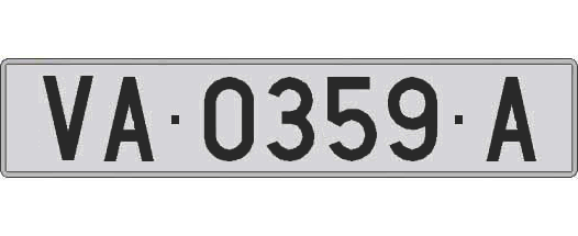 VA0359A matricula larga