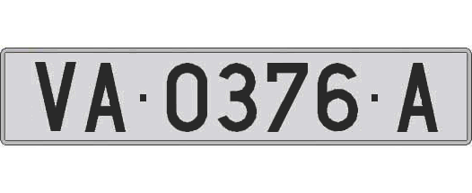 VA0376A matricula larga