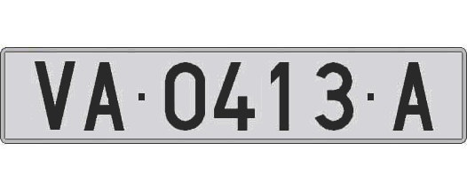 VA0413A matricula larga