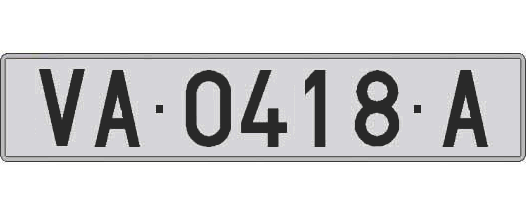 VA0418A matricula larga