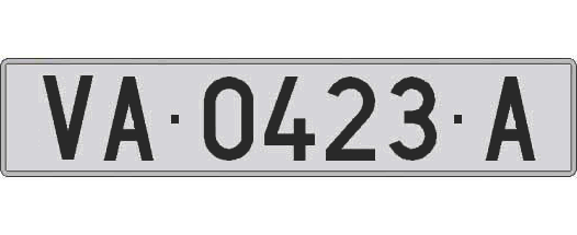 VA0423A matricula larga