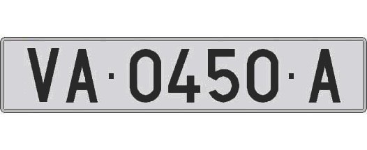 VA0450A matricula larga