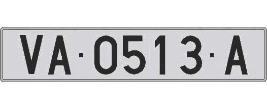 VA0513A matricula larga