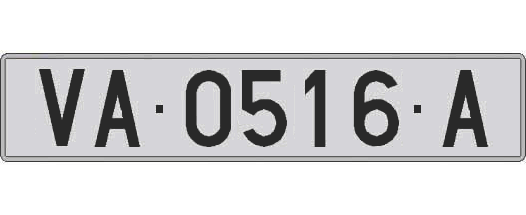VA0516A matricula larga