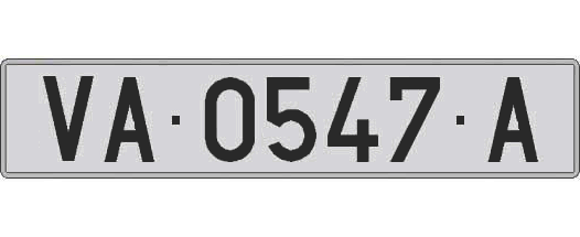 VA0547A matricula larga