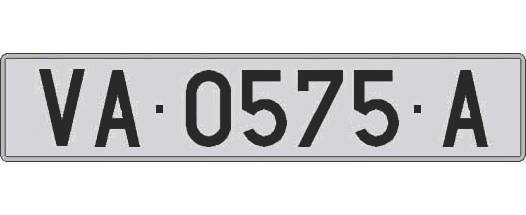 VA0575A matricula larga