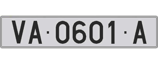 VA0601A matricula larga