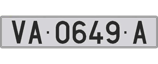 VA0649A matricula larga