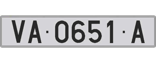 VA0651A matricula larga