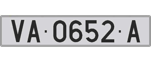 VA0652A matricula larga