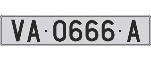 VA0666A matricula larga