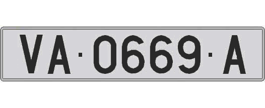 VA0669A matricula larga