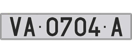 VA0704A matricula larga