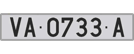 VA0733A matricula larga