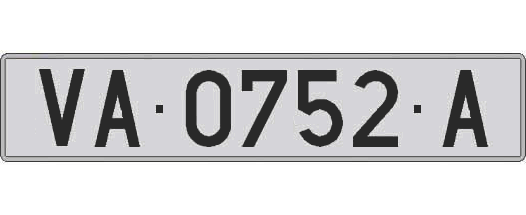 VA0752A matricula larga