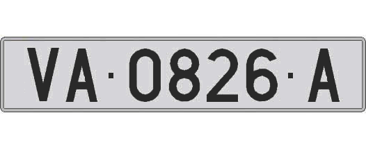 VA0826A matricula larga