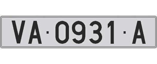 VA0931A matricula larga