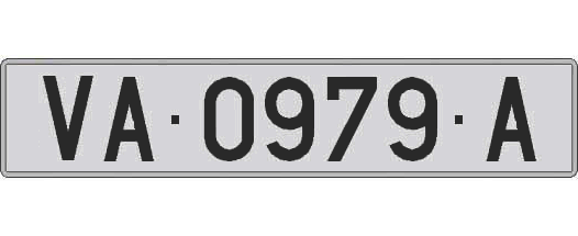 VA0979A matricula larga