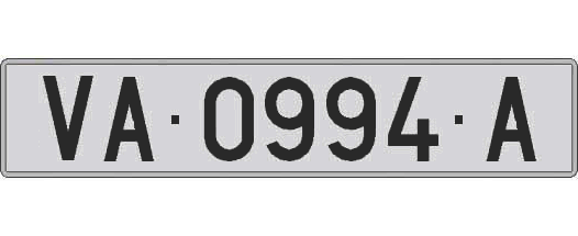 VA0994A matricula larga